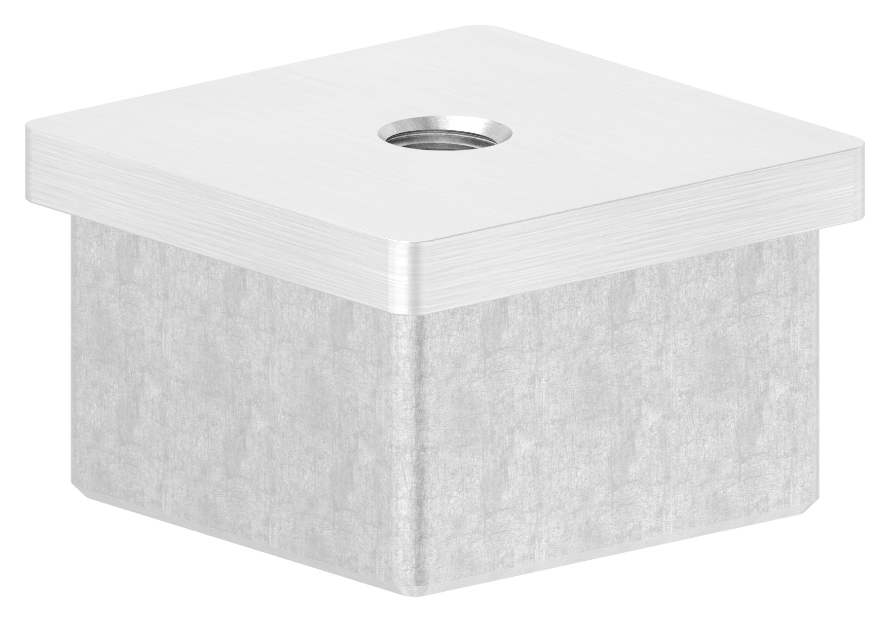 Einsteckkappe, für Rohr 40x40x2,0mm, V4A