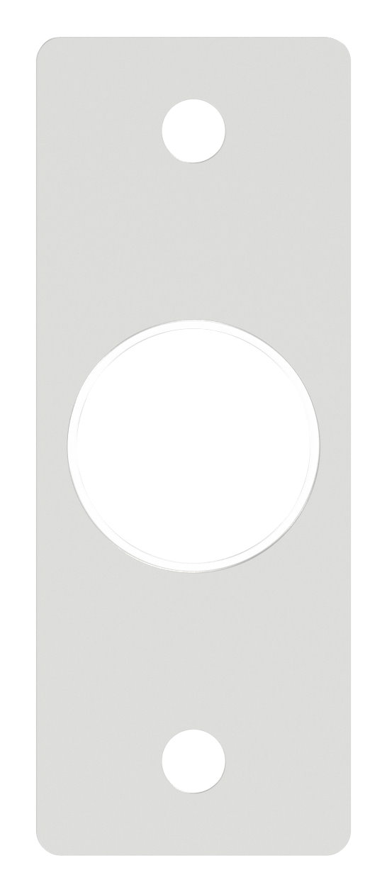 Drückerrosette Alu eckig (Paar)