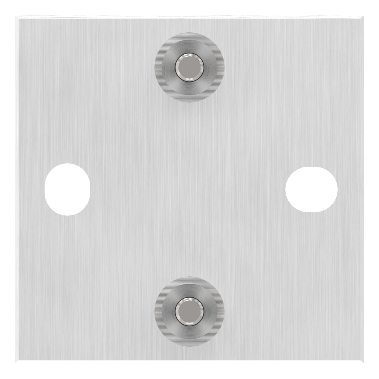 Wandbefestigung für Geländerpfosten 42,4mm, V2A