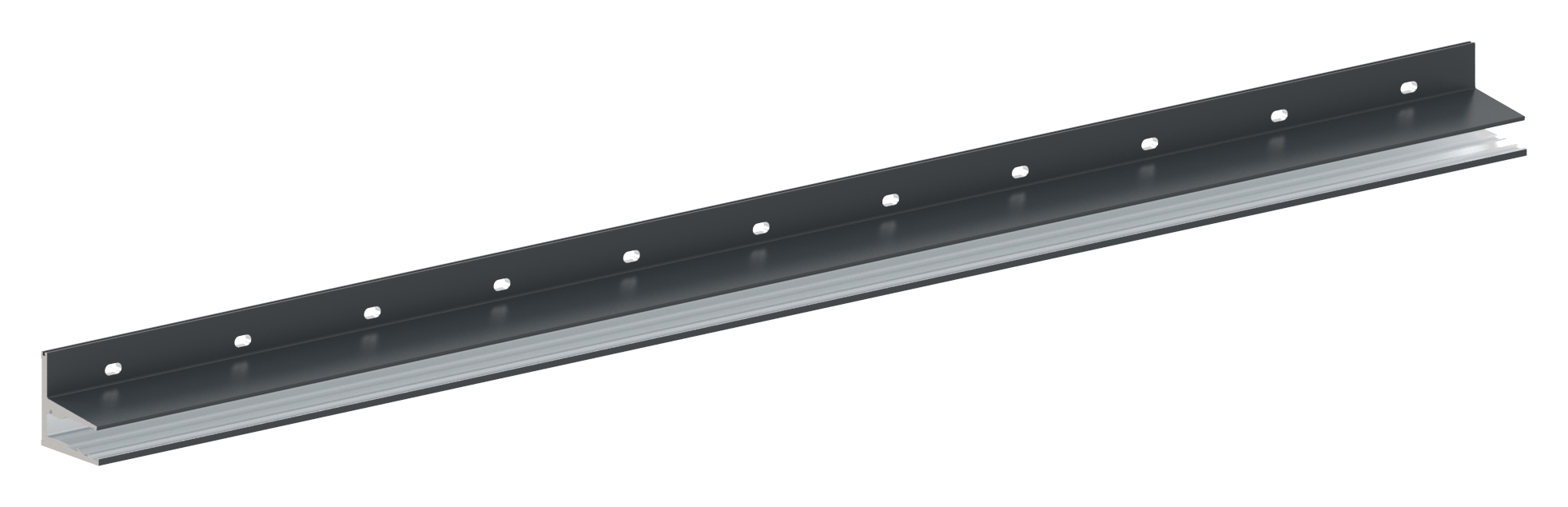 Vordachprofil eleganza canopy, L: 2205mm, RAL7016