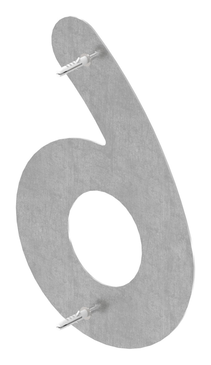 Hausnummer 6 - "groß", V2A