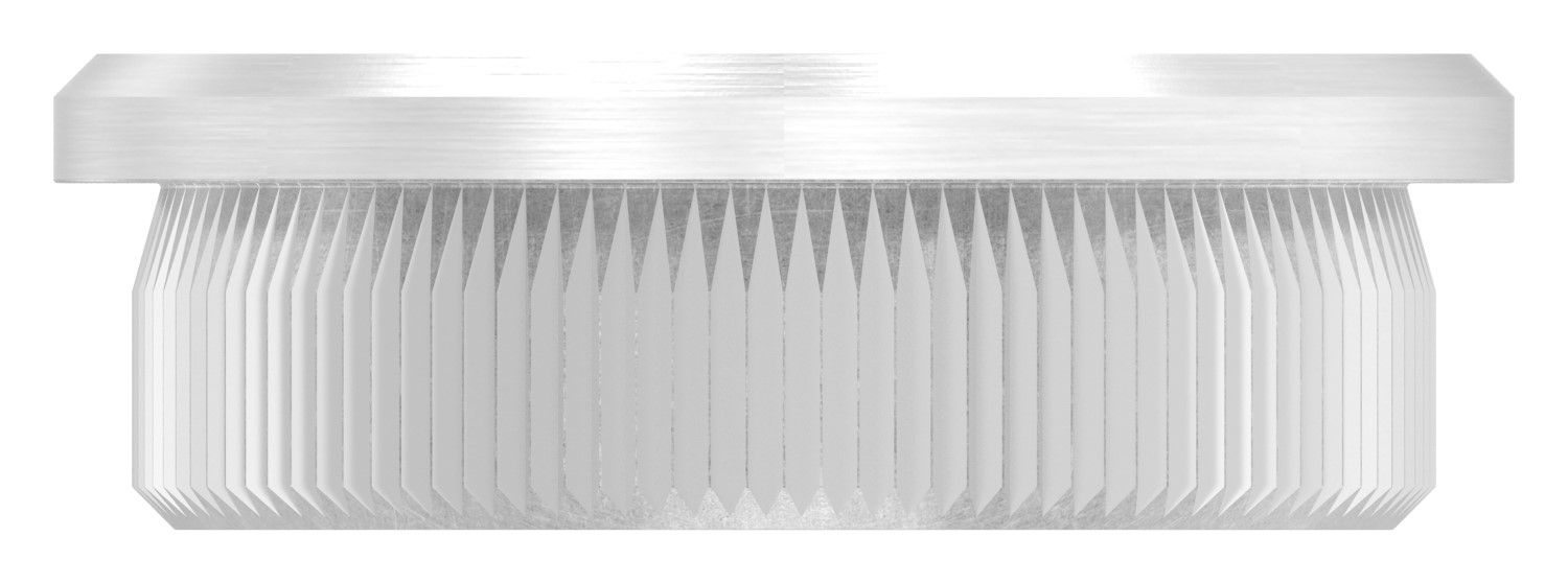 Rohrabschlussstopfen, für Rohr 33,7x2,5mm, V2A