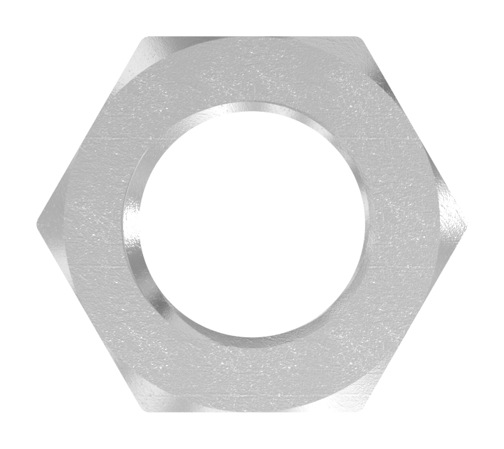 Sechskantmutter M10, flache Form, A2