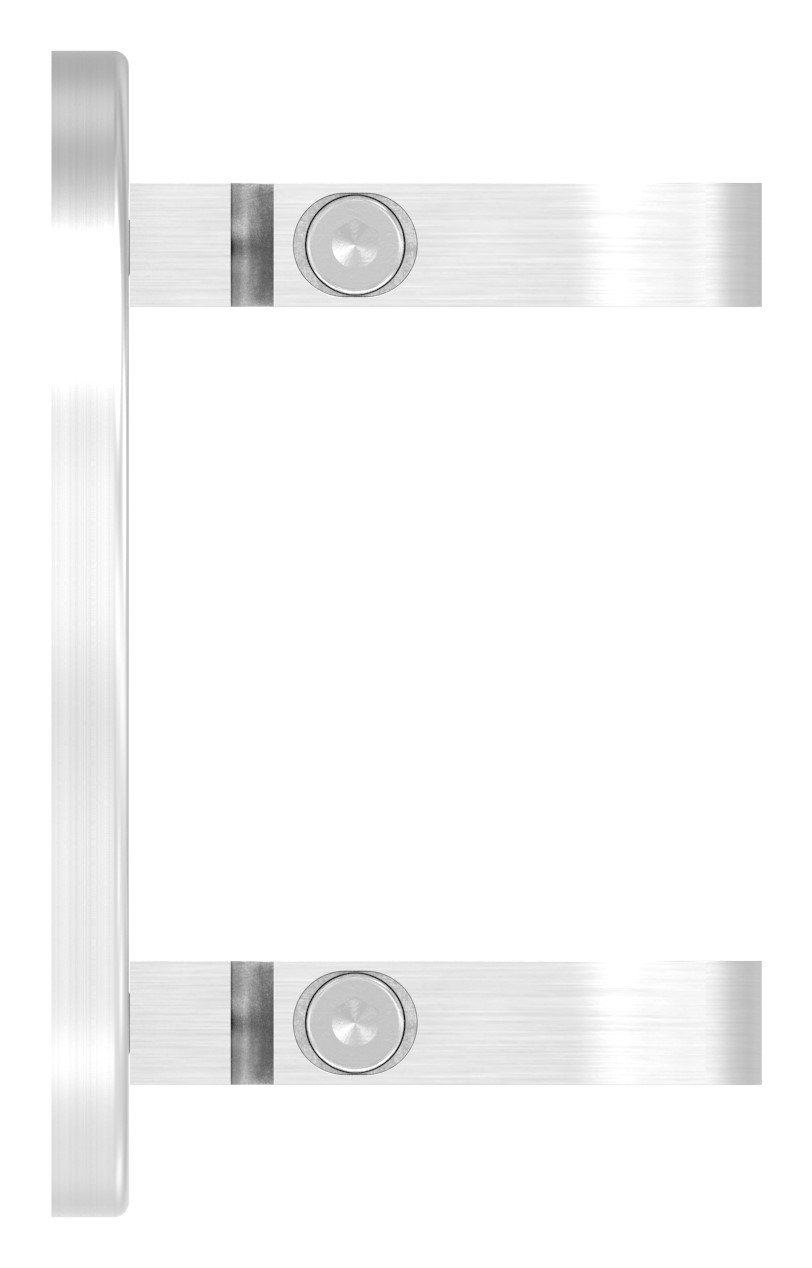 Wandbefestigung für Geländerpfosten 42,4mm, V2A