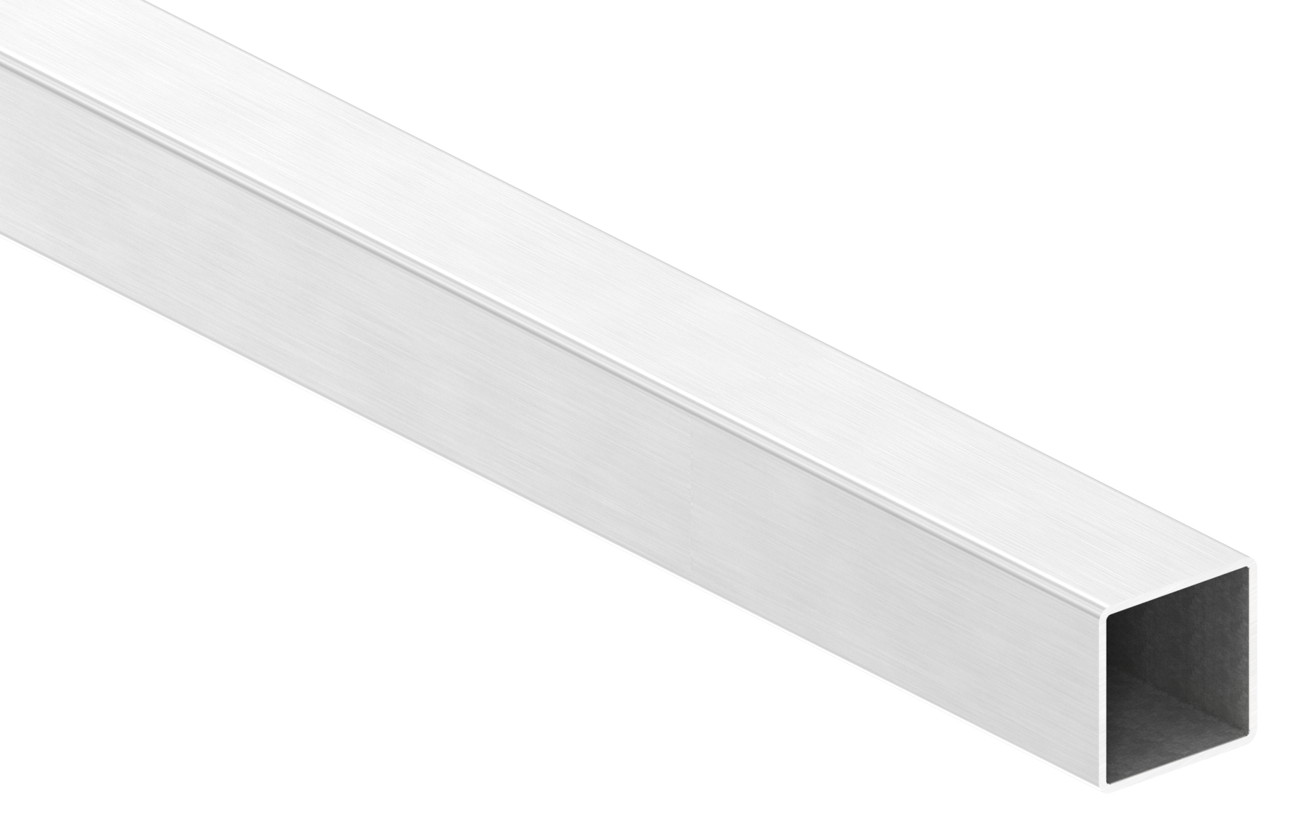 Quadratrohr, 40x40x2,0mm, L: 6000mm, V2A