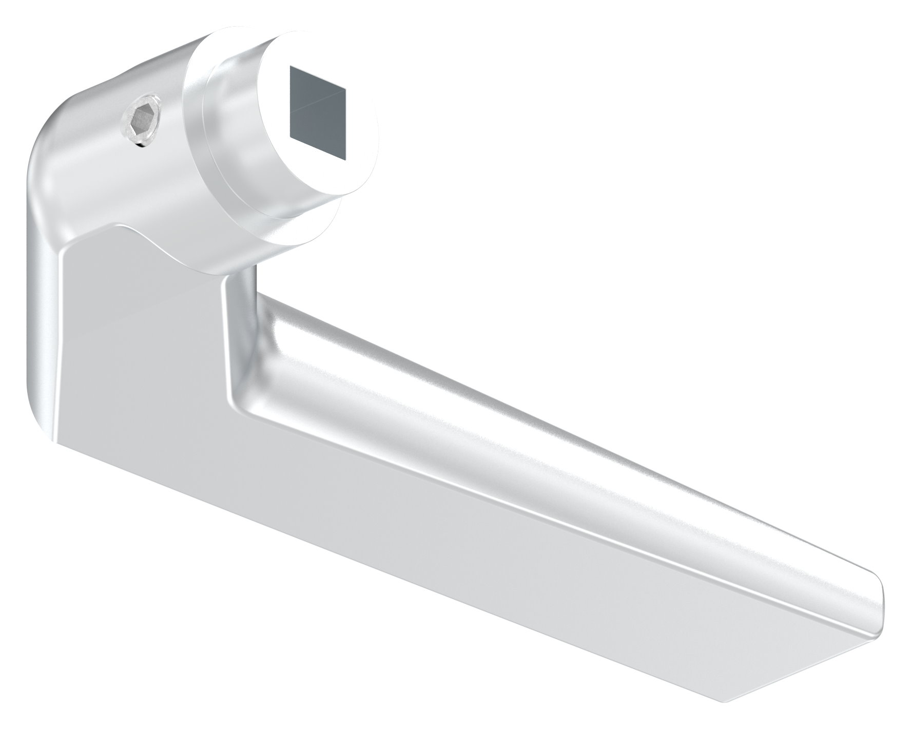 Alu-Türdrücker gekröpft