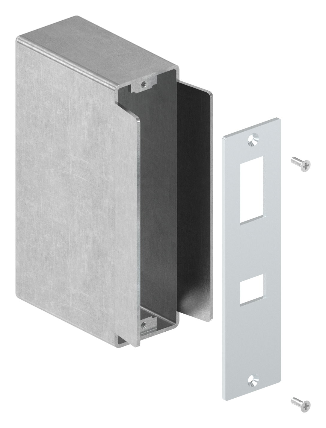 Gegenkasten für Schiebetore, Breite 50mm