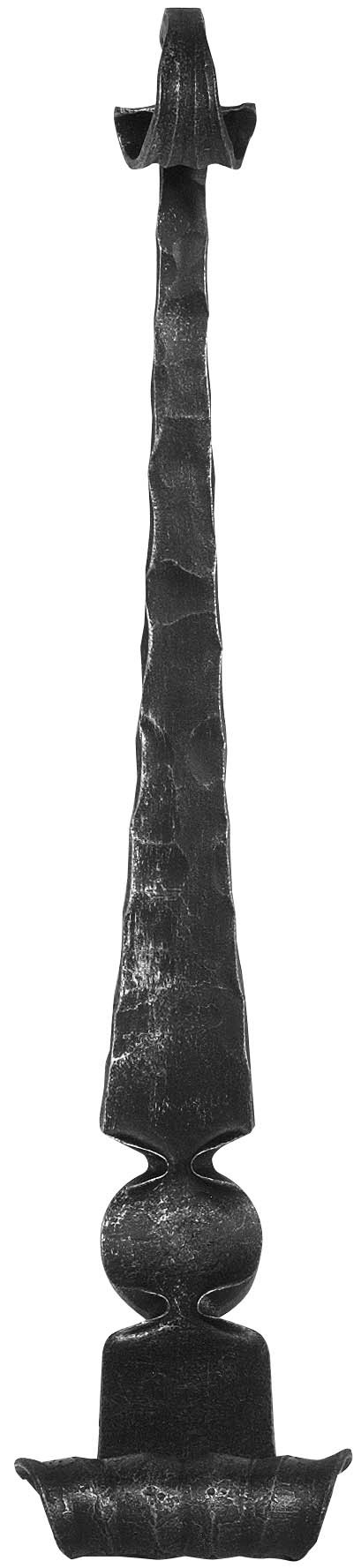 Zierfuß 10mm, H: 500mm