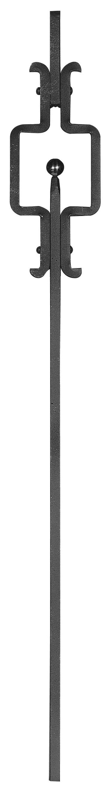 Geländerstab einfach (ohne Kugel), 900mm