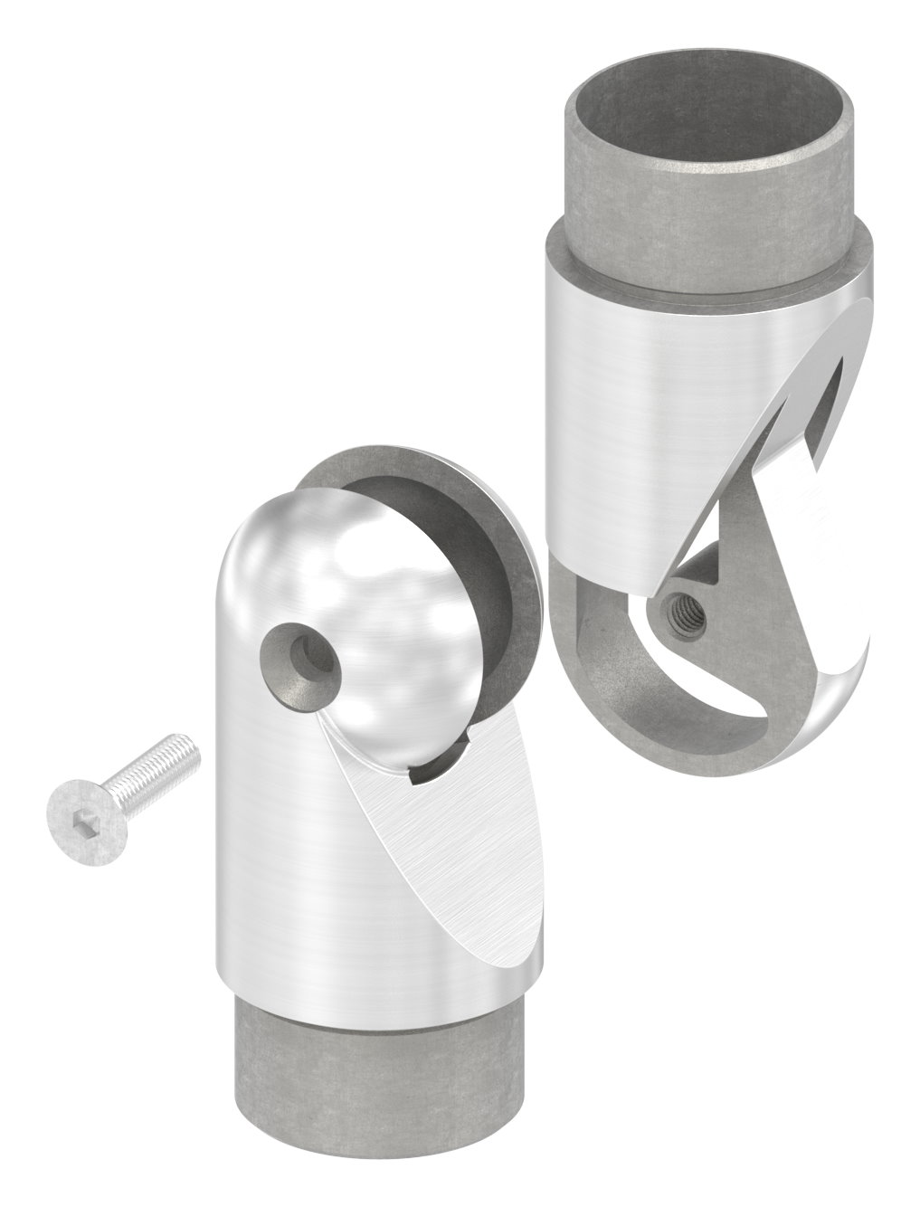 Gelenkstück, für Rohr 42,4 x 2,5mm, V2A