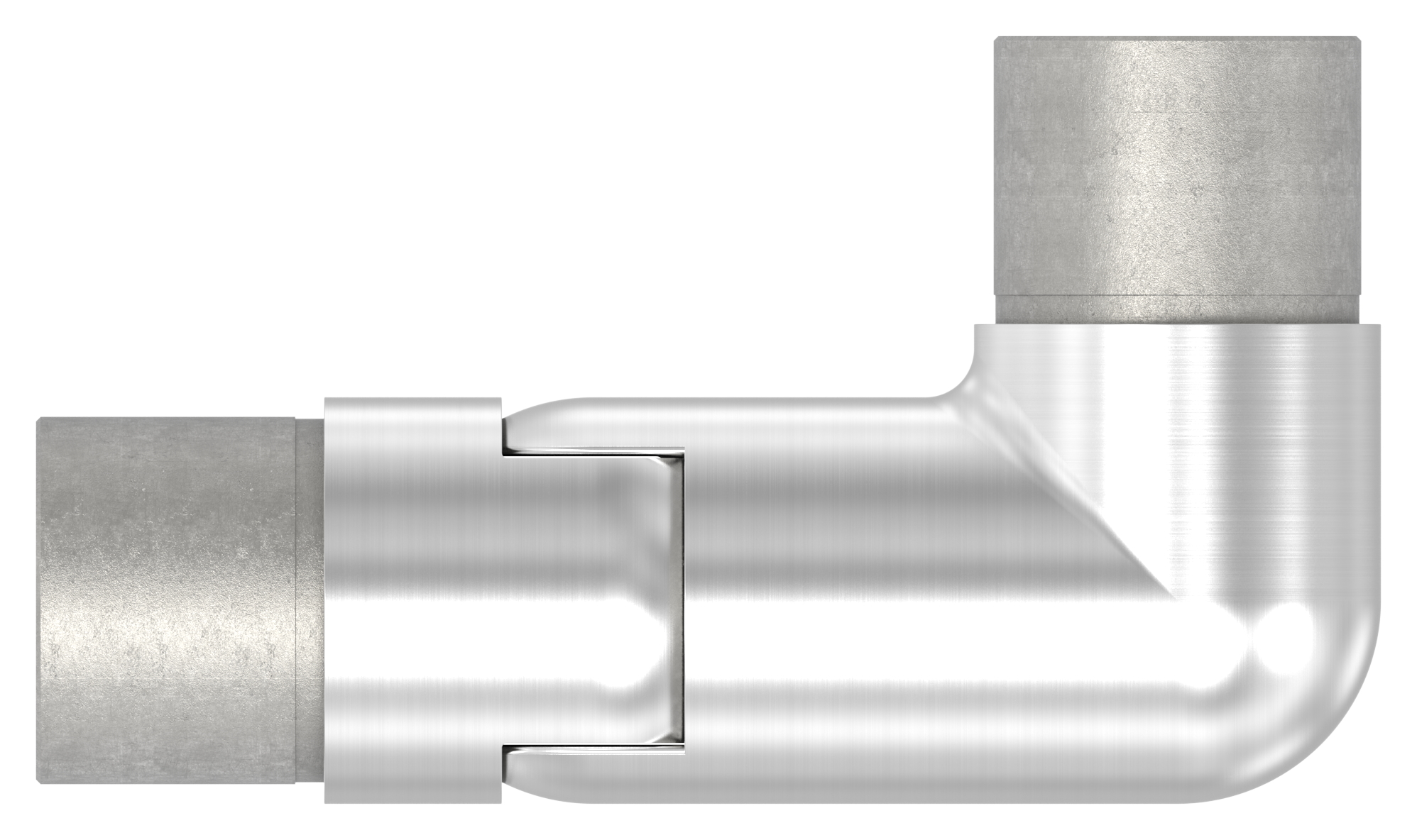Gelenkstück rechts, für Rohr 42,4x2,0mm, V2A