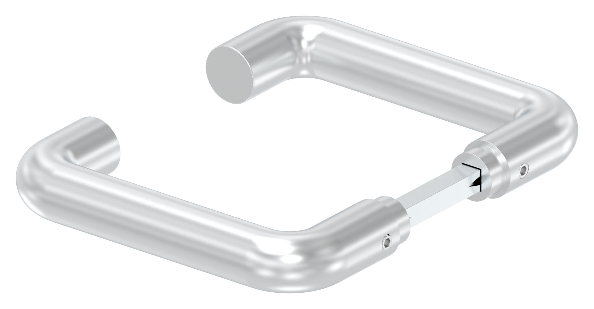 Türdrückerpaar, Aluminium