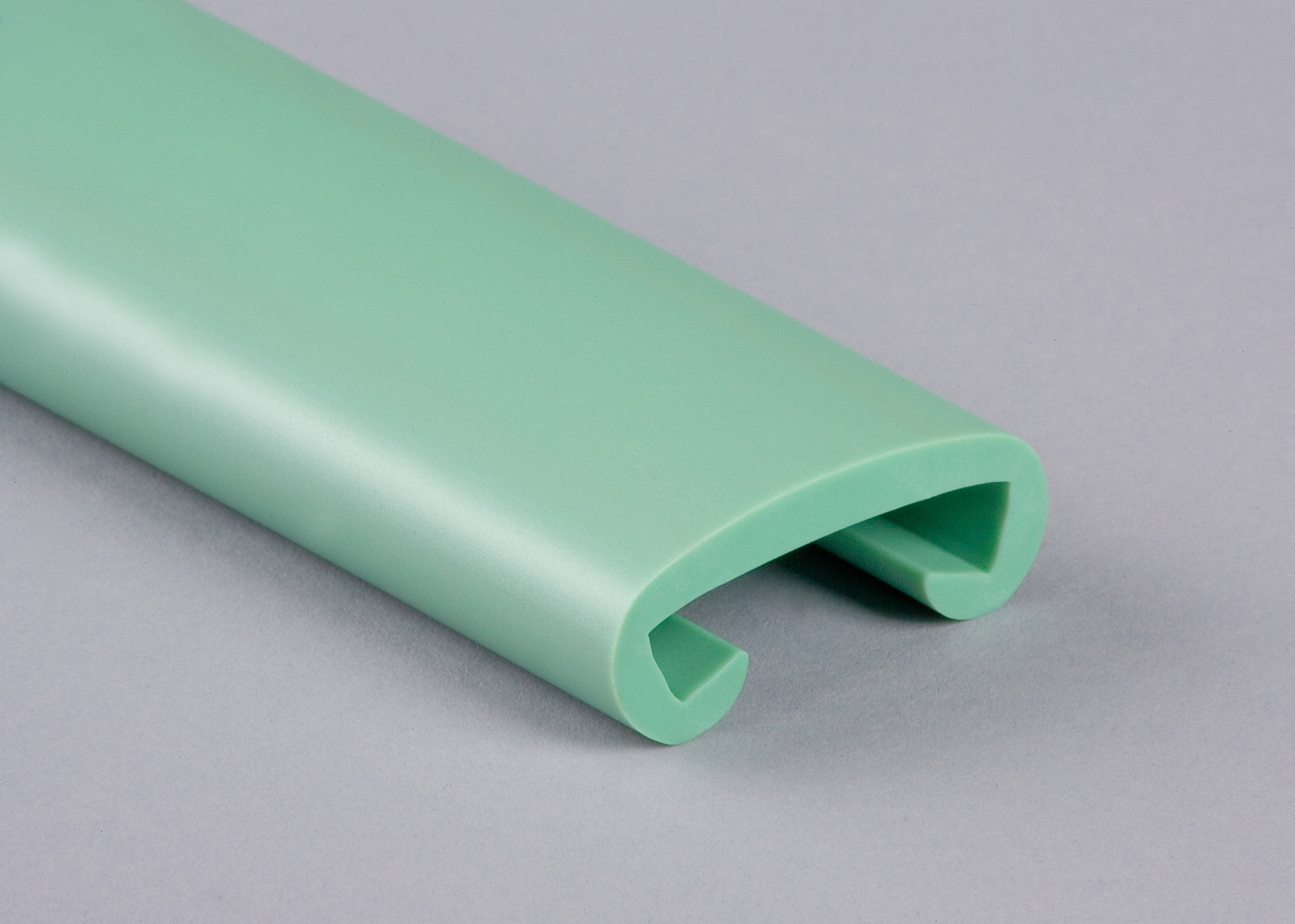 Kunststoffhandlauf für 40x8mm, stratos-grün