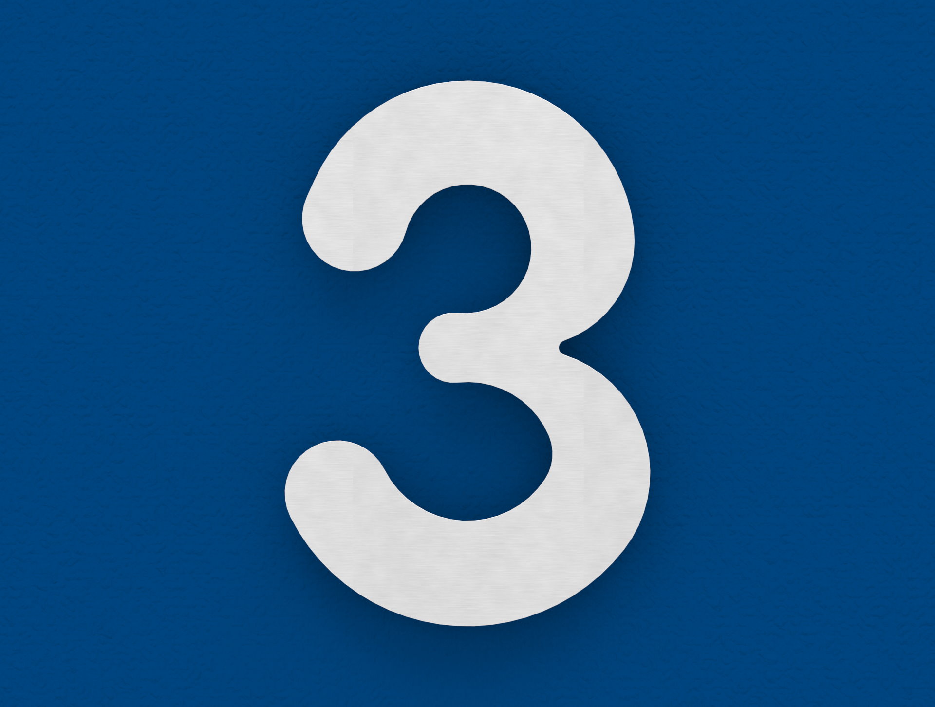 Hausnummer 3 - "groß", V2A