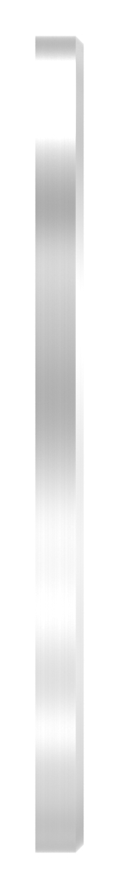 Ankerplatte, 100x6mm mit Fase, für Distanzhülse, V2A