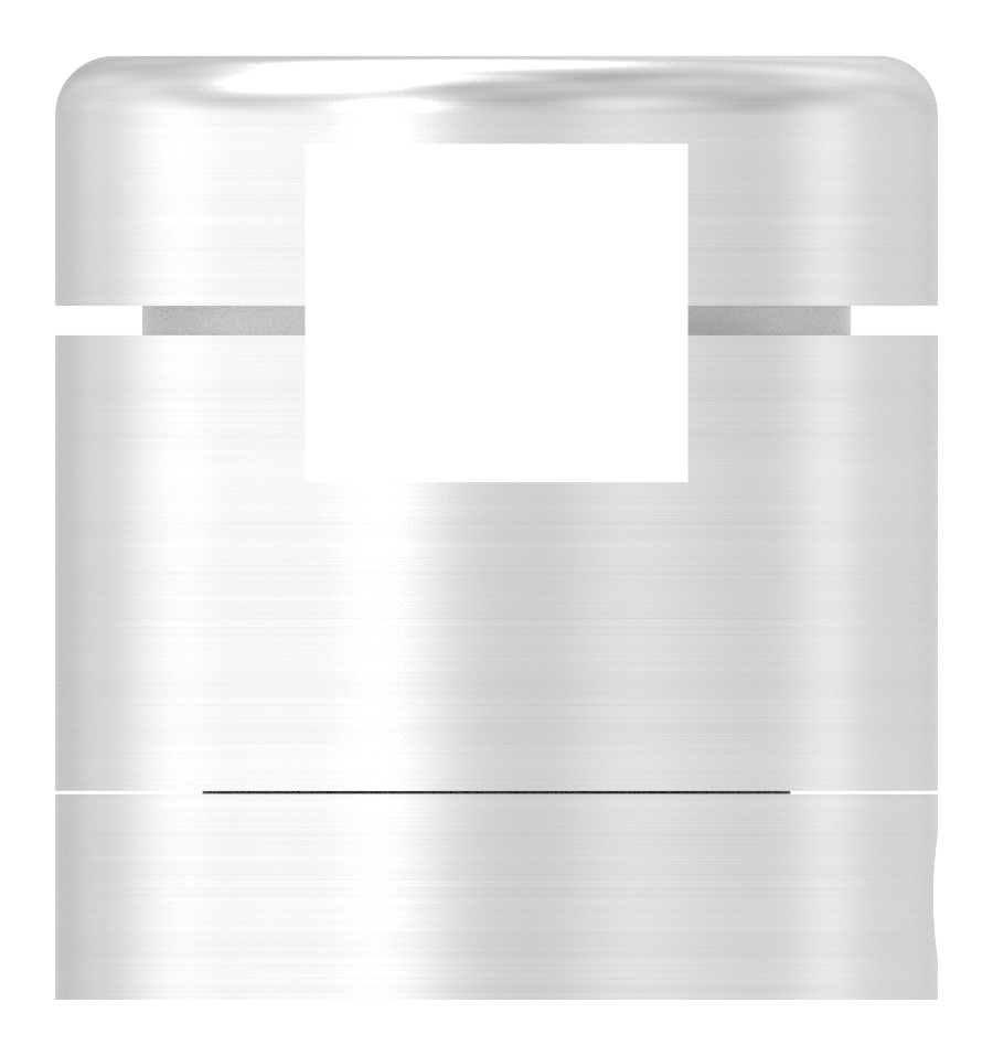 Brenk Grundhalter für Stäbe 12x12mm, ALU