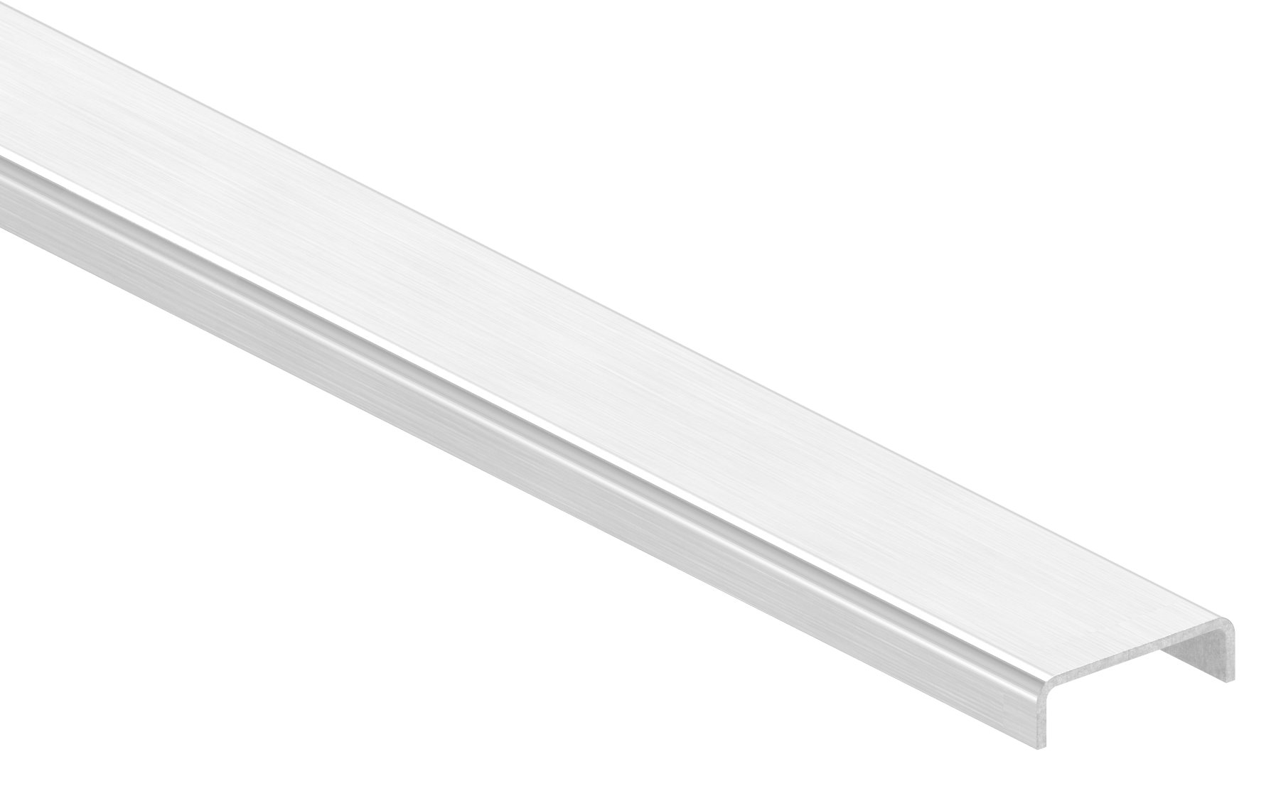 Kantenschutz EXTRA SLIM, für Glas 16,00 - 17,52mm, L: 6000mm, Edelstahl V4A