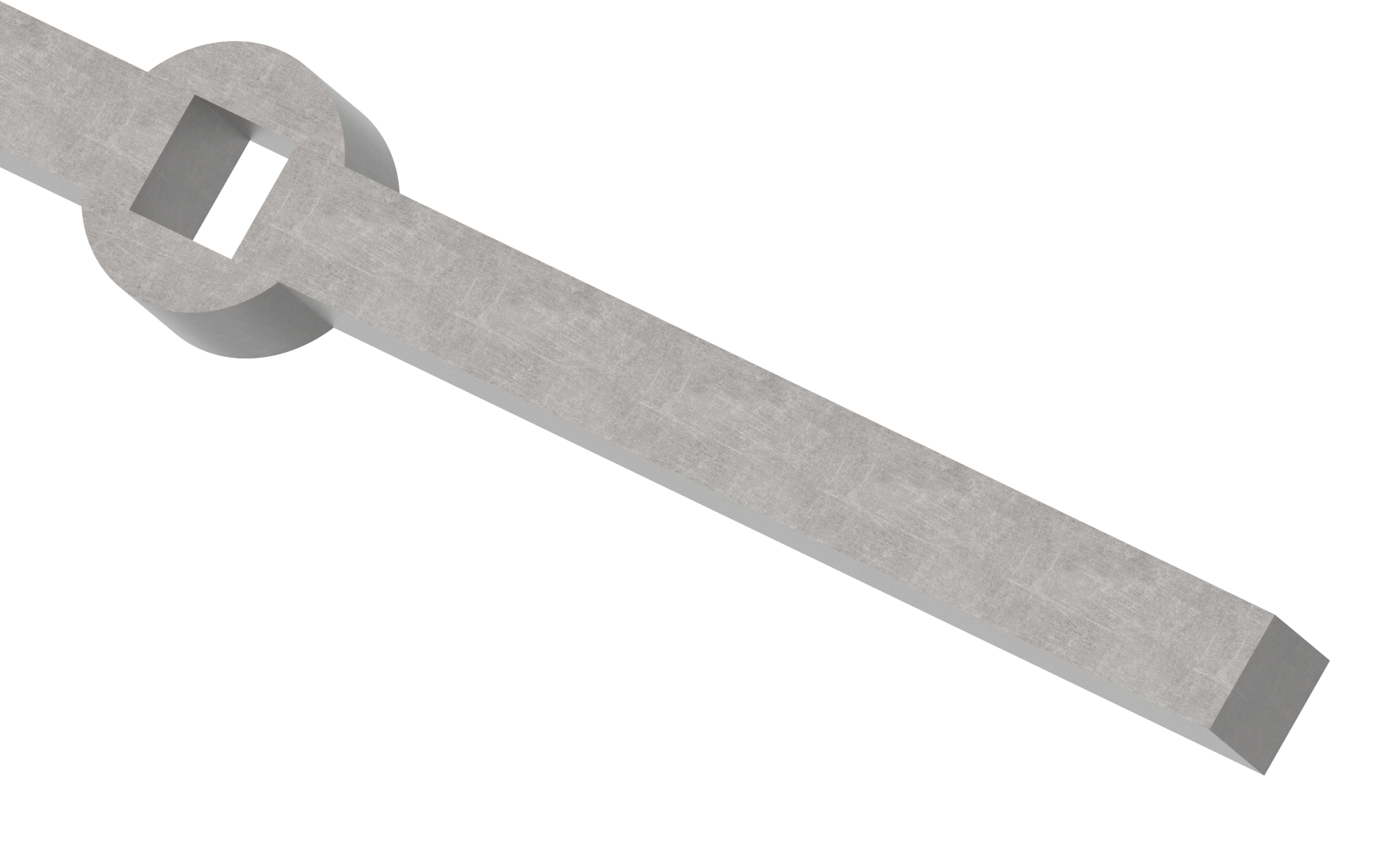 Lochleiste S235JR, 18x18mm, Lochabstand 126mm, 2000mm