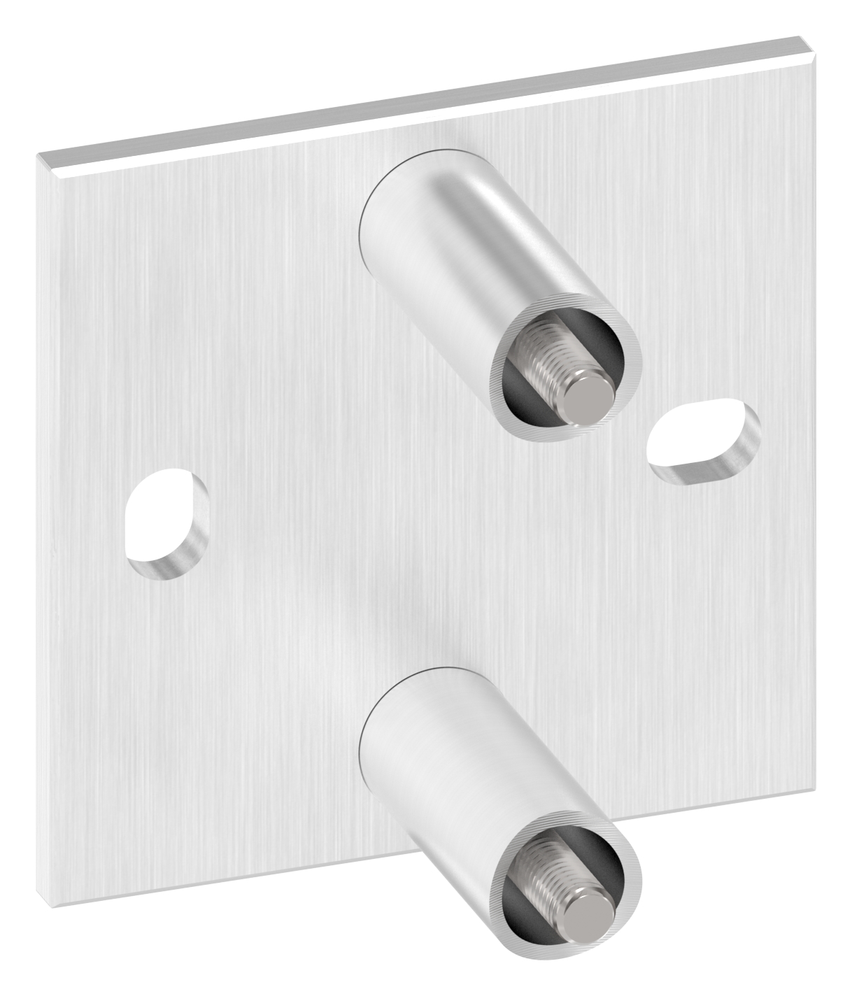 Wandbefestigung für Geländerpfosten 42,4mm, V2A