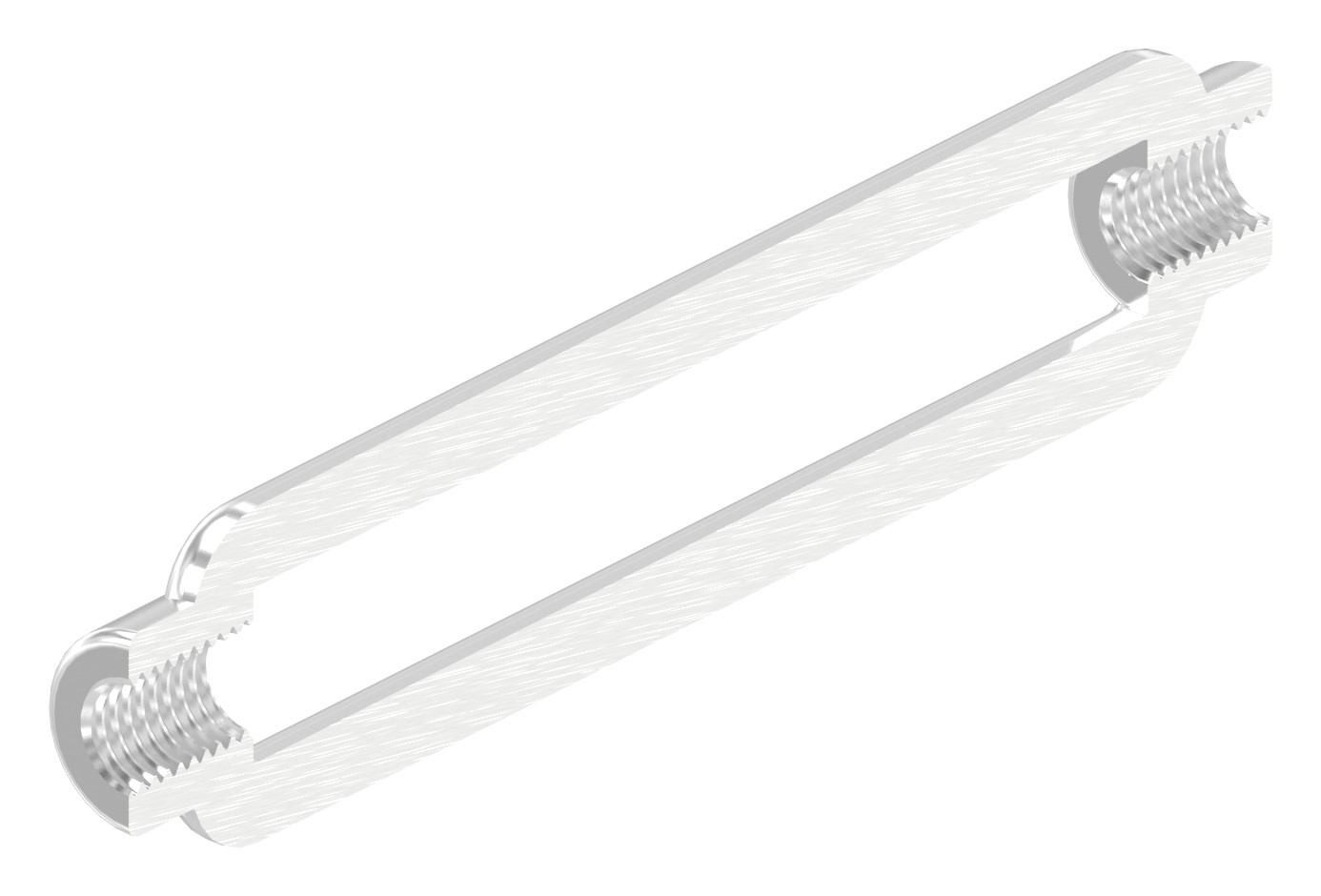 Spannschloss mit Gewinde M8, V4A