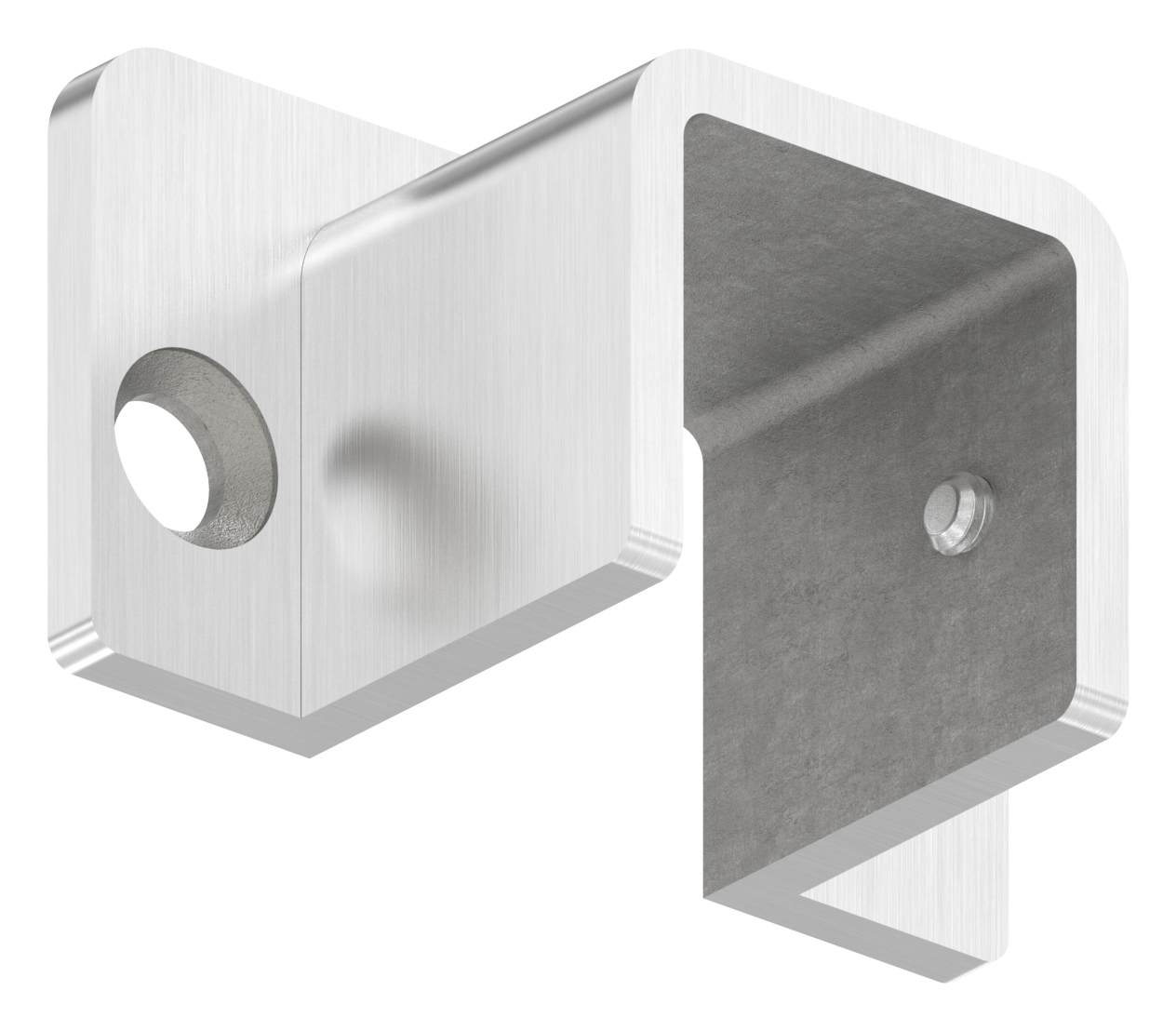 Wandhalterung für Edelstahl-U-Profil 80530-XXX, V2A