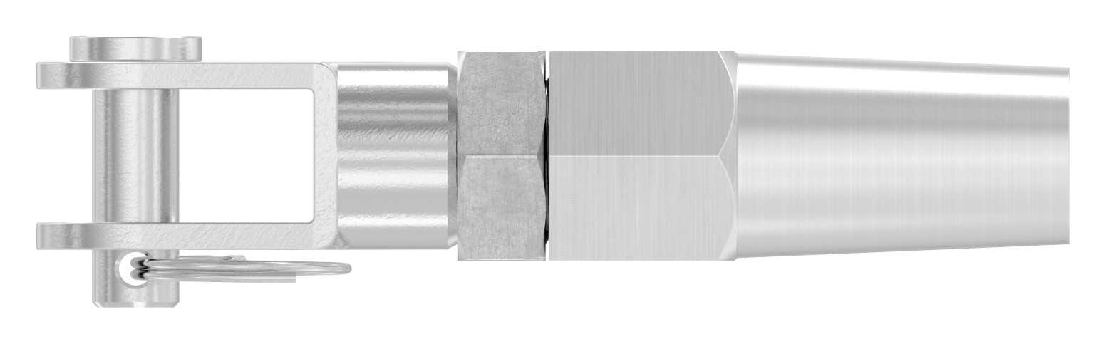 Gabelterminal zur Selbstmontage für Seil Ø 6mm, V4A