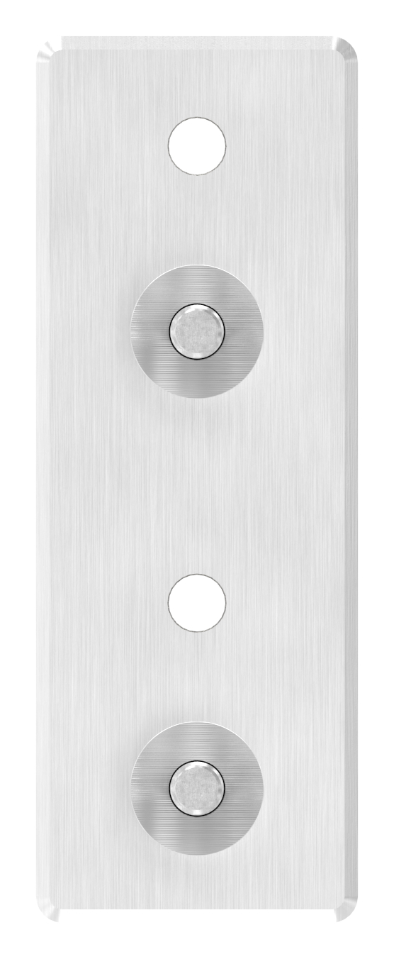 Wandbefestigung für Geländerpfosten 48,3mm, V2A