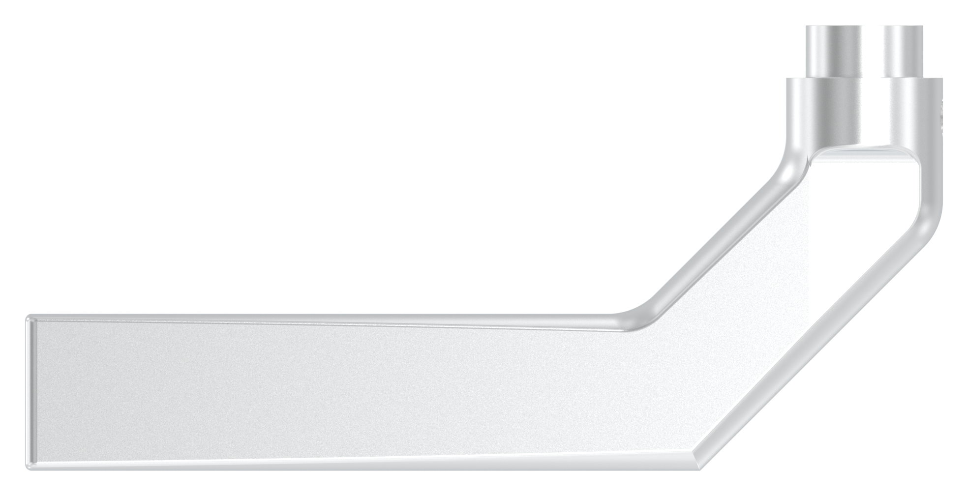 Alu-Türdrücker gekröpft