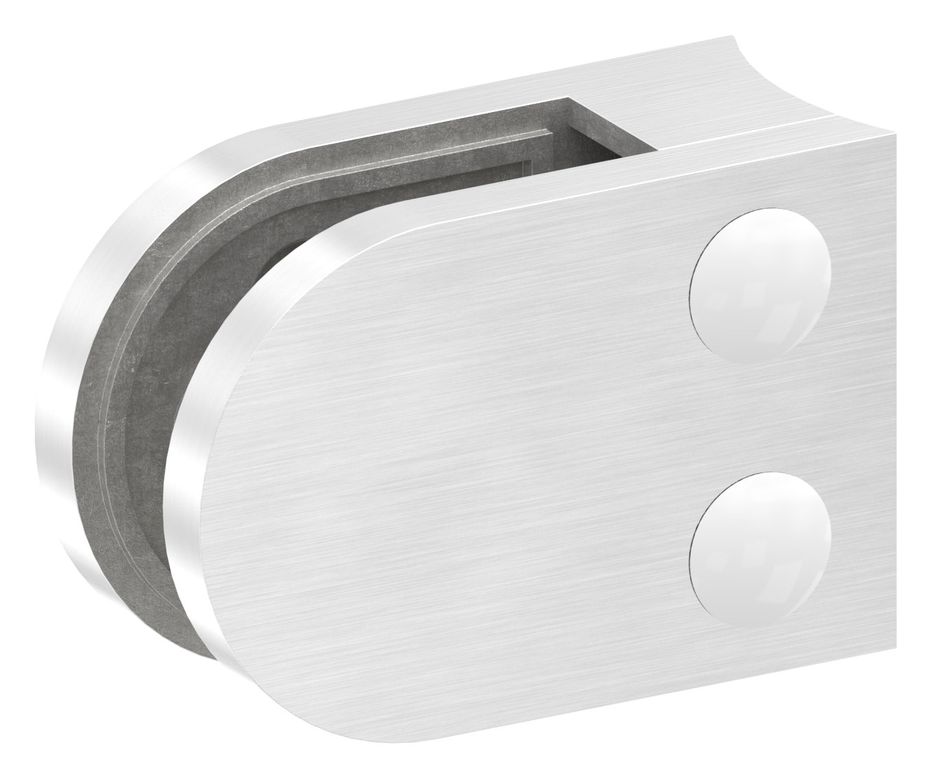 Glasklemme Mod. 32, Anschluss: 60,3mm, V2A