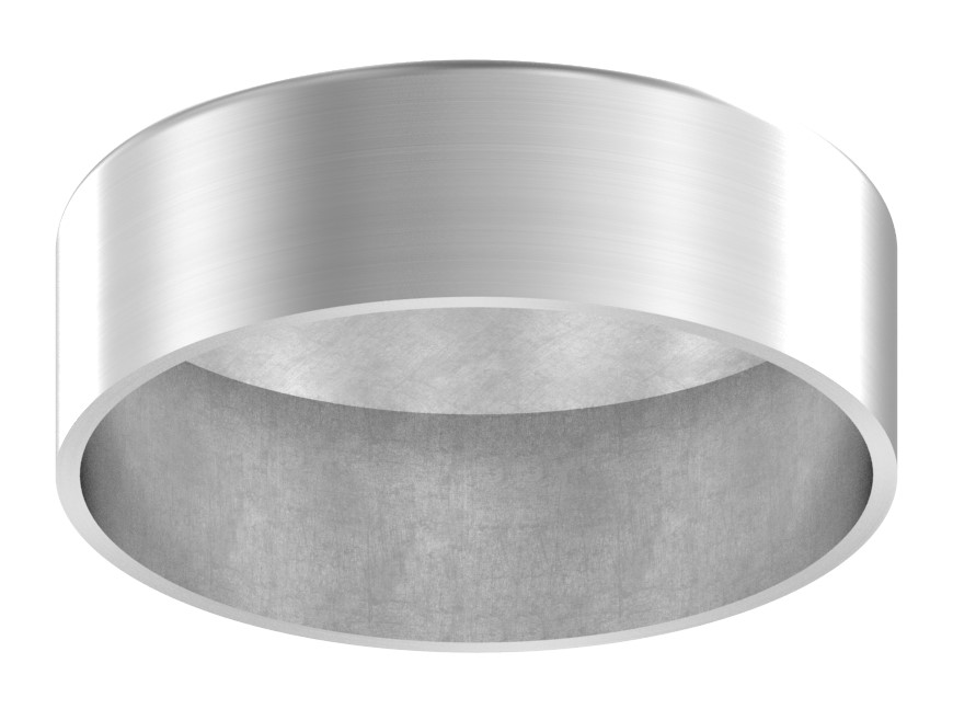 Endkappe zum Überstecken für Rohr 48,3mm, V2A