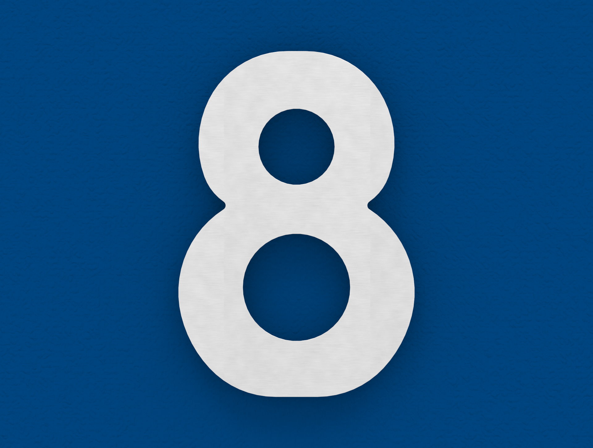 Hausnummer 8 - "groß", V2A