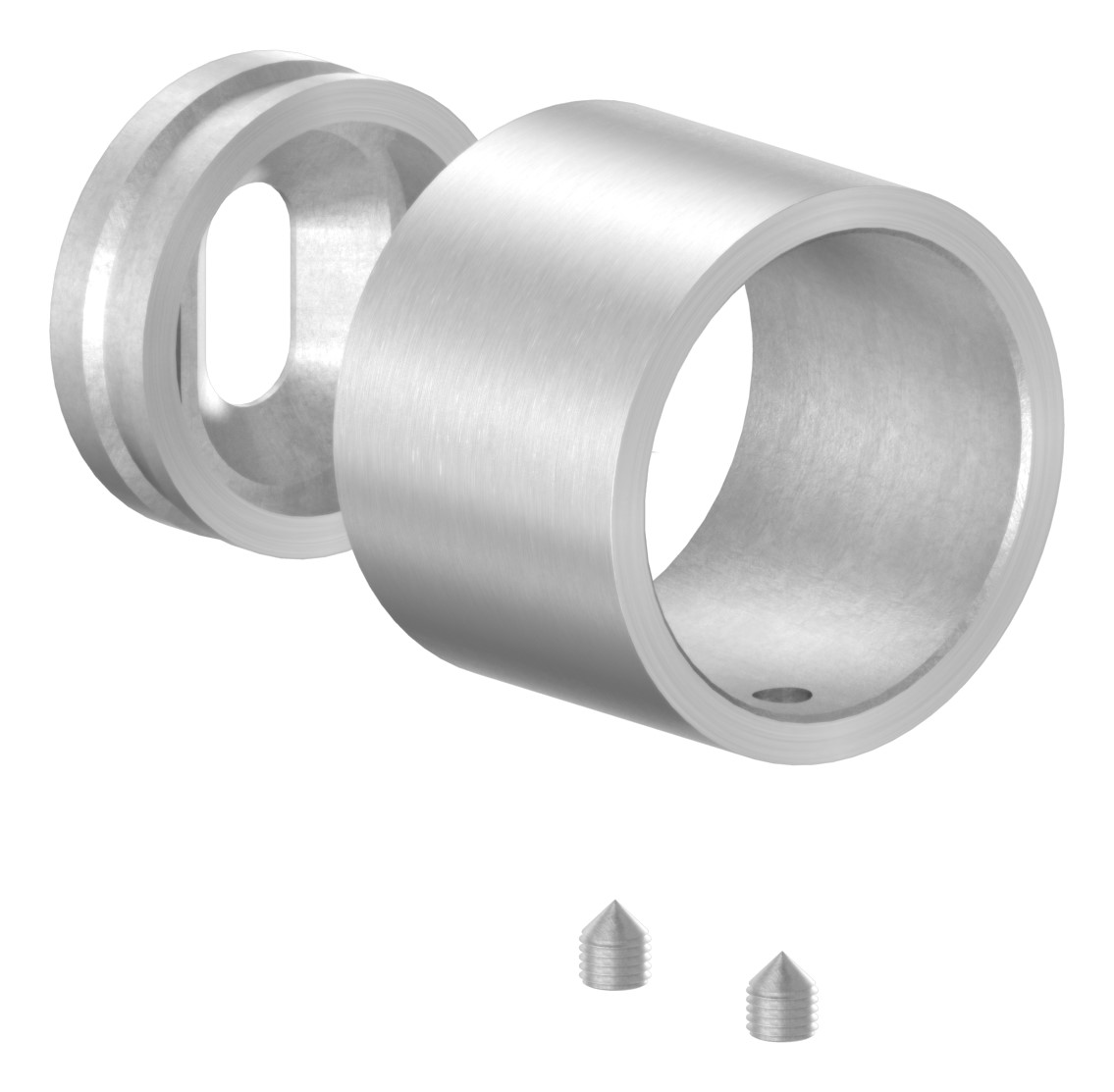 Wandbefestigung für Rohr 33,7mm, V2A