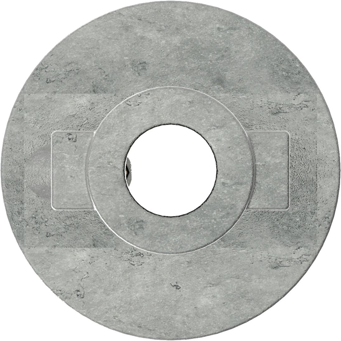 Bodenanker, für Rohr Ø 42,4mm