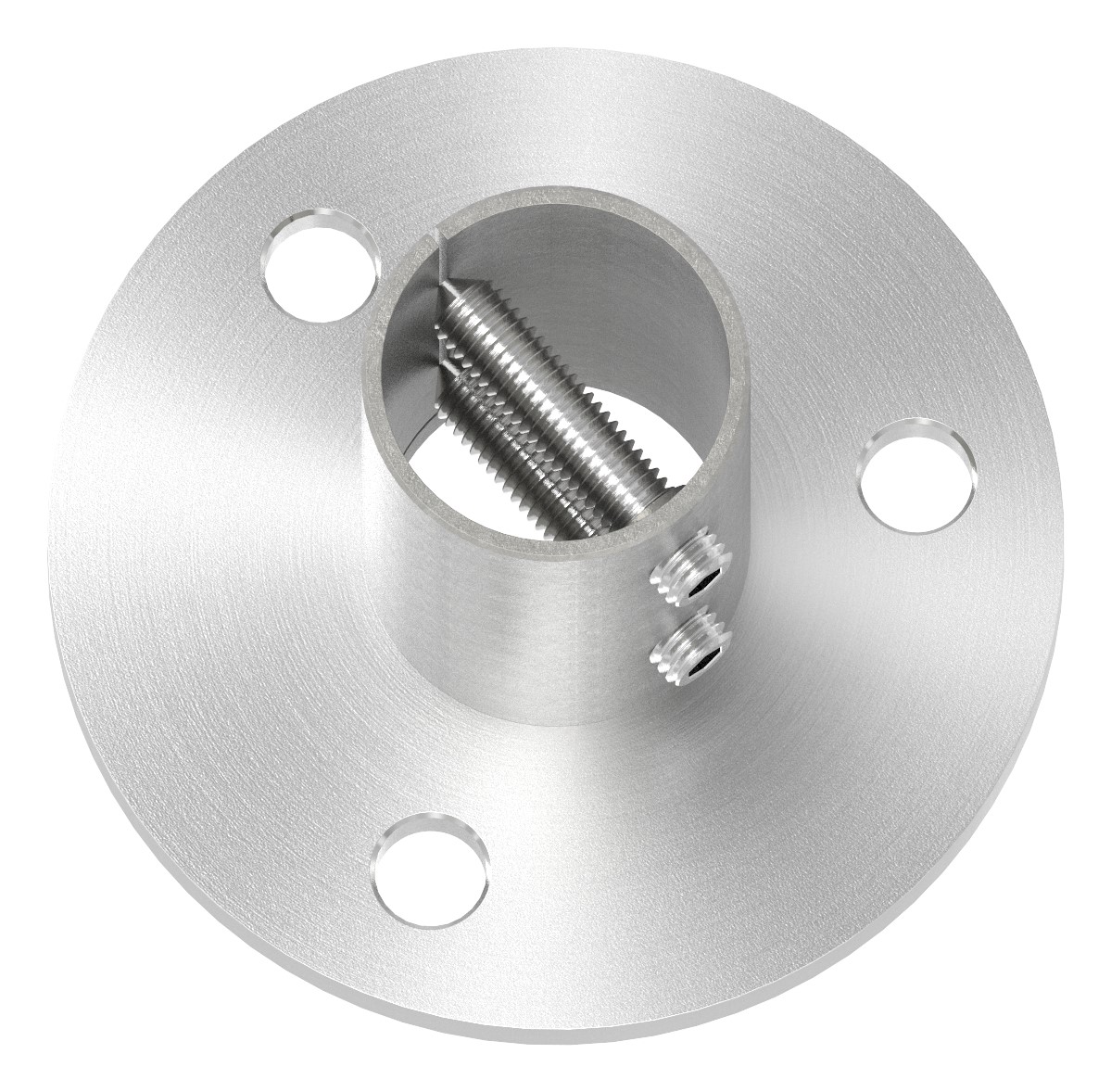 Wand- und Bodenanker, für Rohr 42,4x2,0mm, V2A