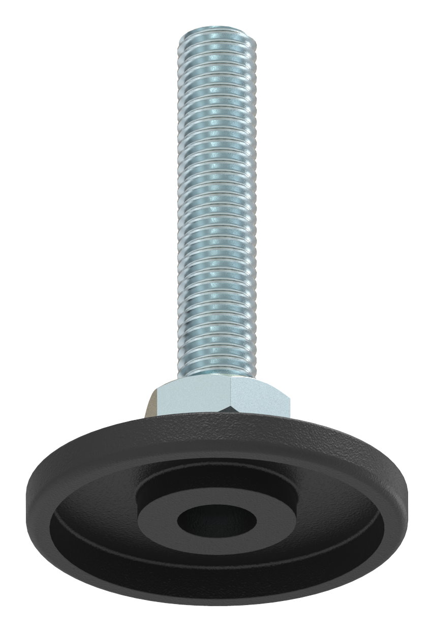 Stellfuß mit Justierschraube mit Innensechskant