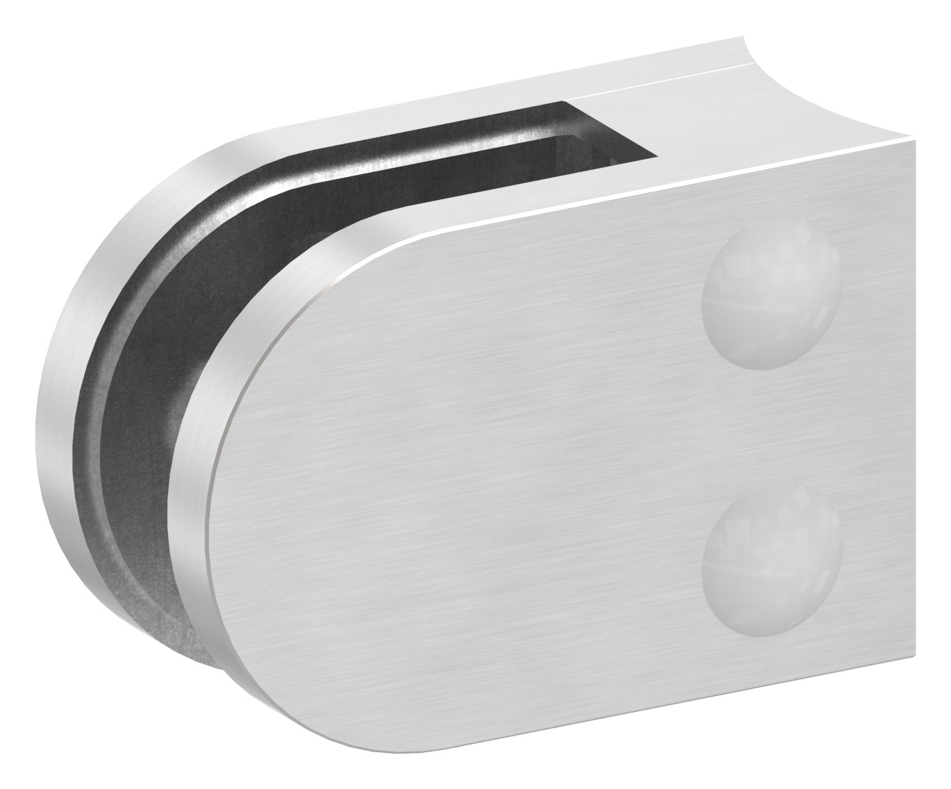 Glasklemme Mod. 32, Anschluss: 60,3mm, V4A