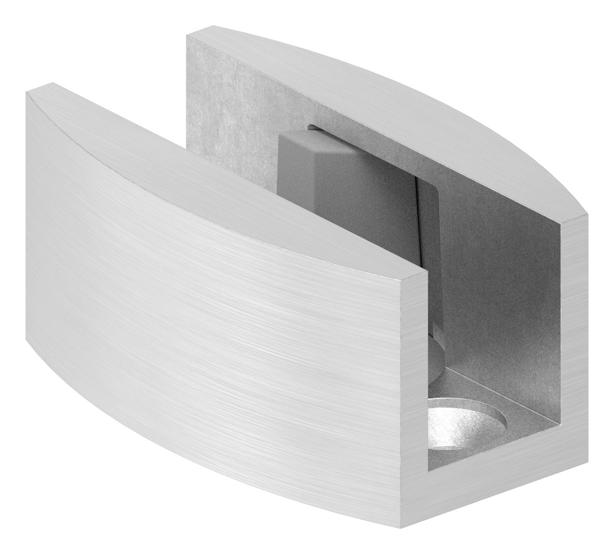 Bodenführung für Glasschiebetür, V2A