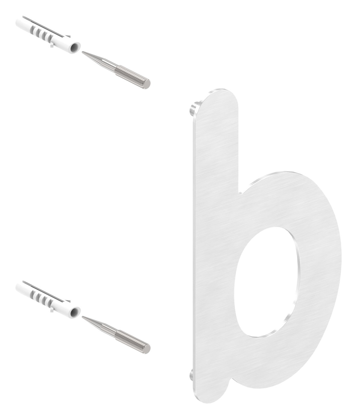 Hausnummer b - "klein", V2A