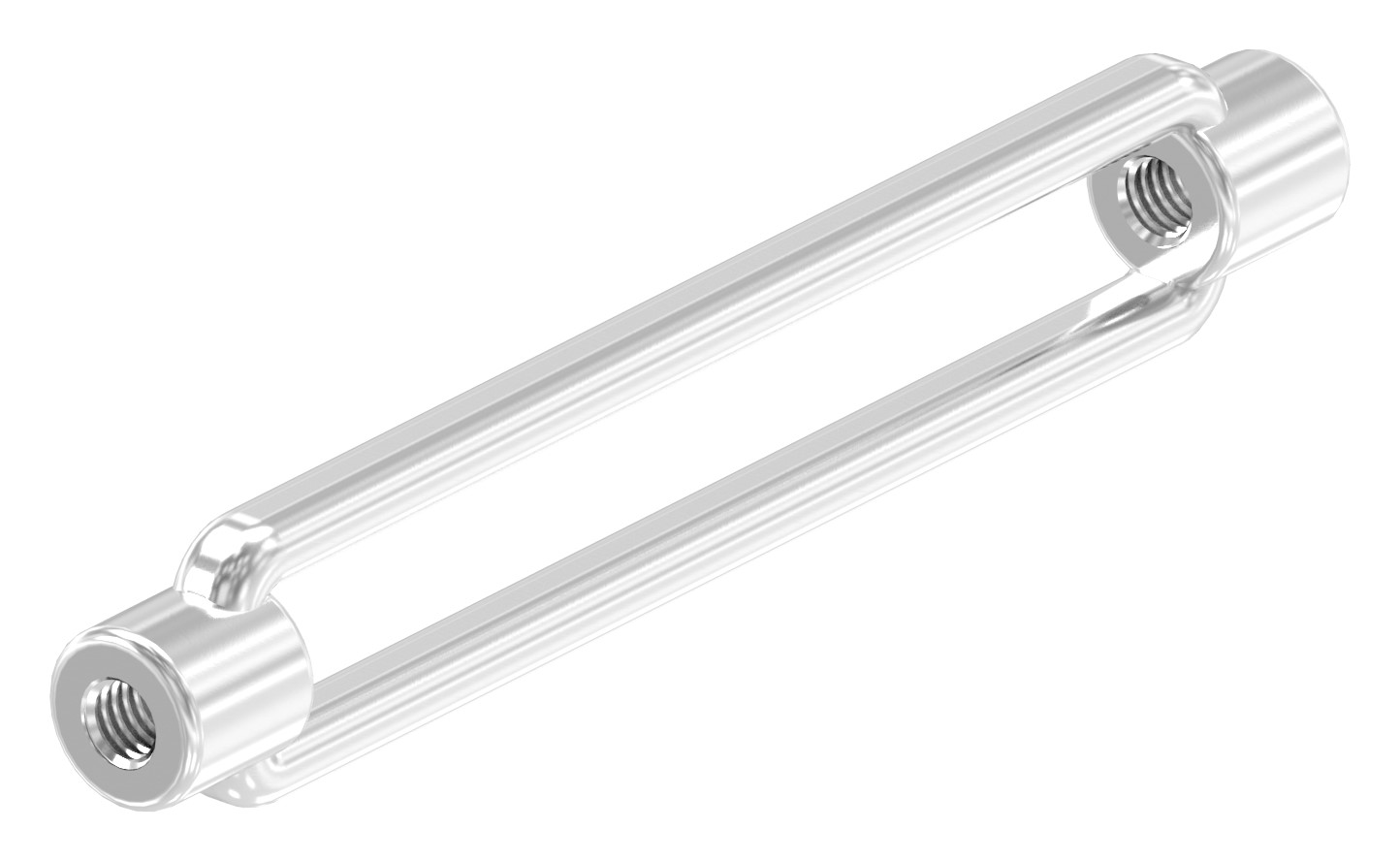 Spannschloss mit Gewinde M6, V4A