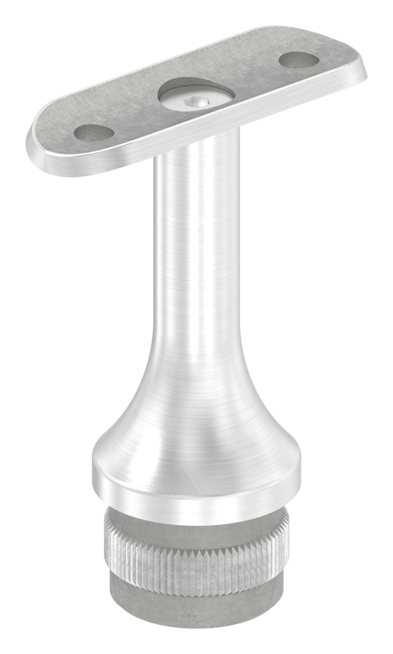Rohrabschlussstopfen für Rohr 33,7x2,0mm, Handlaufanschlussplatte: 42,4mm, V2A