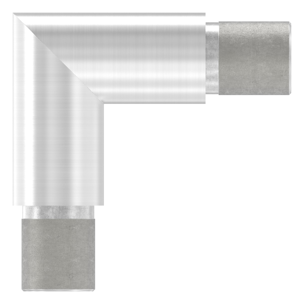 Eckstück 90°, für Rohr 21,3x2,0mm, V4A