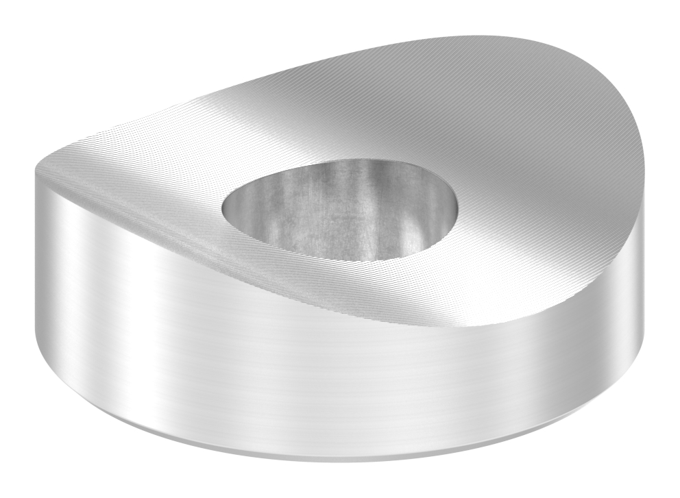 Ausgleichsstück (ohne Senkung) für Rohr 42,4mm, Ø 22mm, V2A