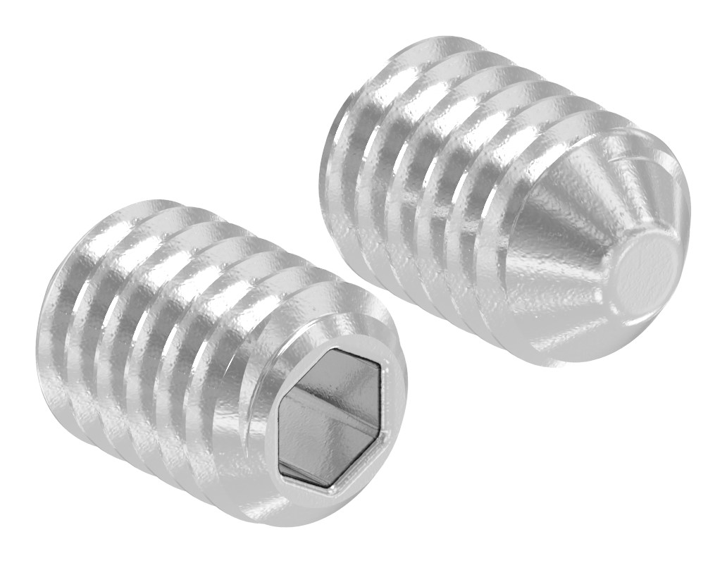 Gewindestift M4x10, V2A, DIN 914 / ISO 4027