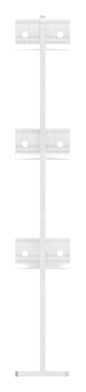 Tablettrutschenträger, für Rohr 33,7mm, V2A Tablettrutschenträger, für Rohr 33,7mm, V2A