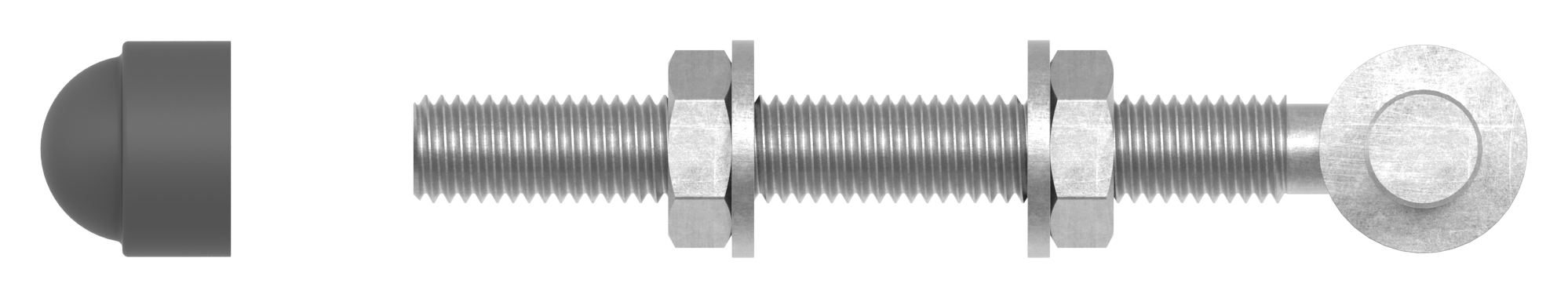 Kloben zum Durchschrauben für Ø 13mm, L: 120mm