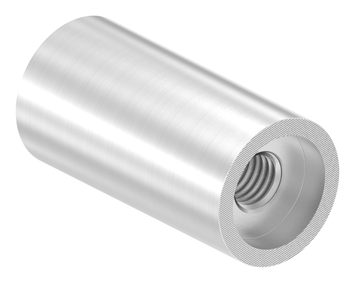 Wandhalter beide Seiten flach, Länge 50mm, V2A