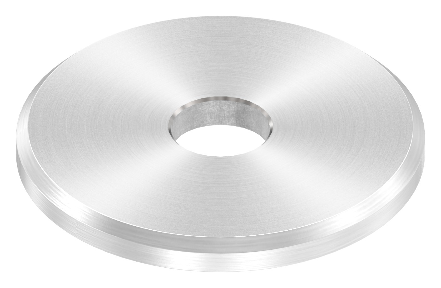 Beilagscheibe 35x3mm mit Fase, Bohrung 8,5mm, V2A