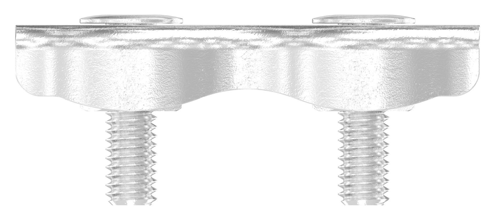 Duplexklemmen für Seil 3mm, V4A Duplexklemmen für Seil 3mm, V4A