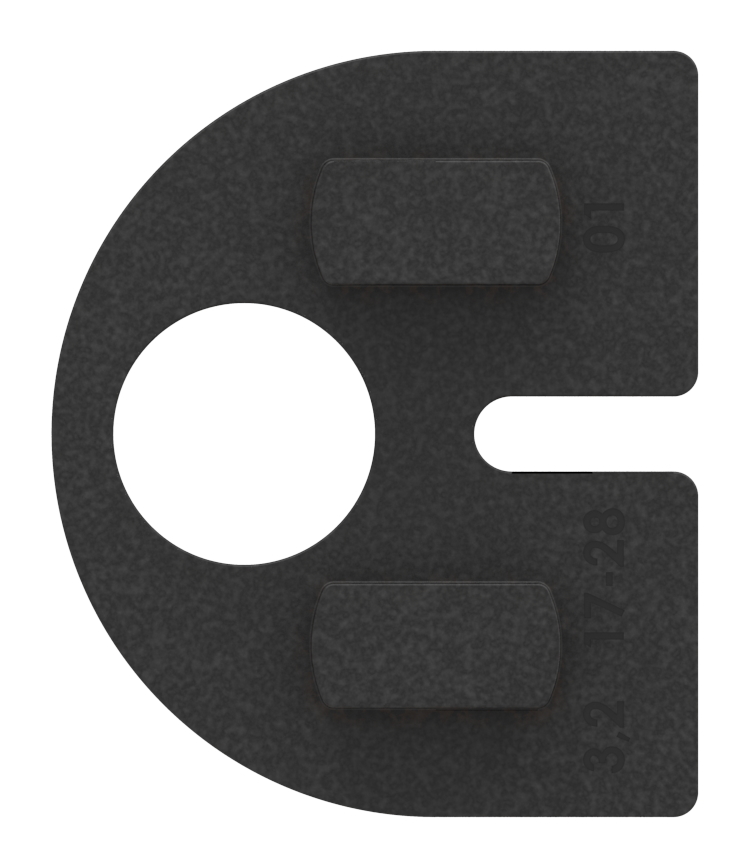 Gummi für Mod. 30, VSG-Glas 9,52mm