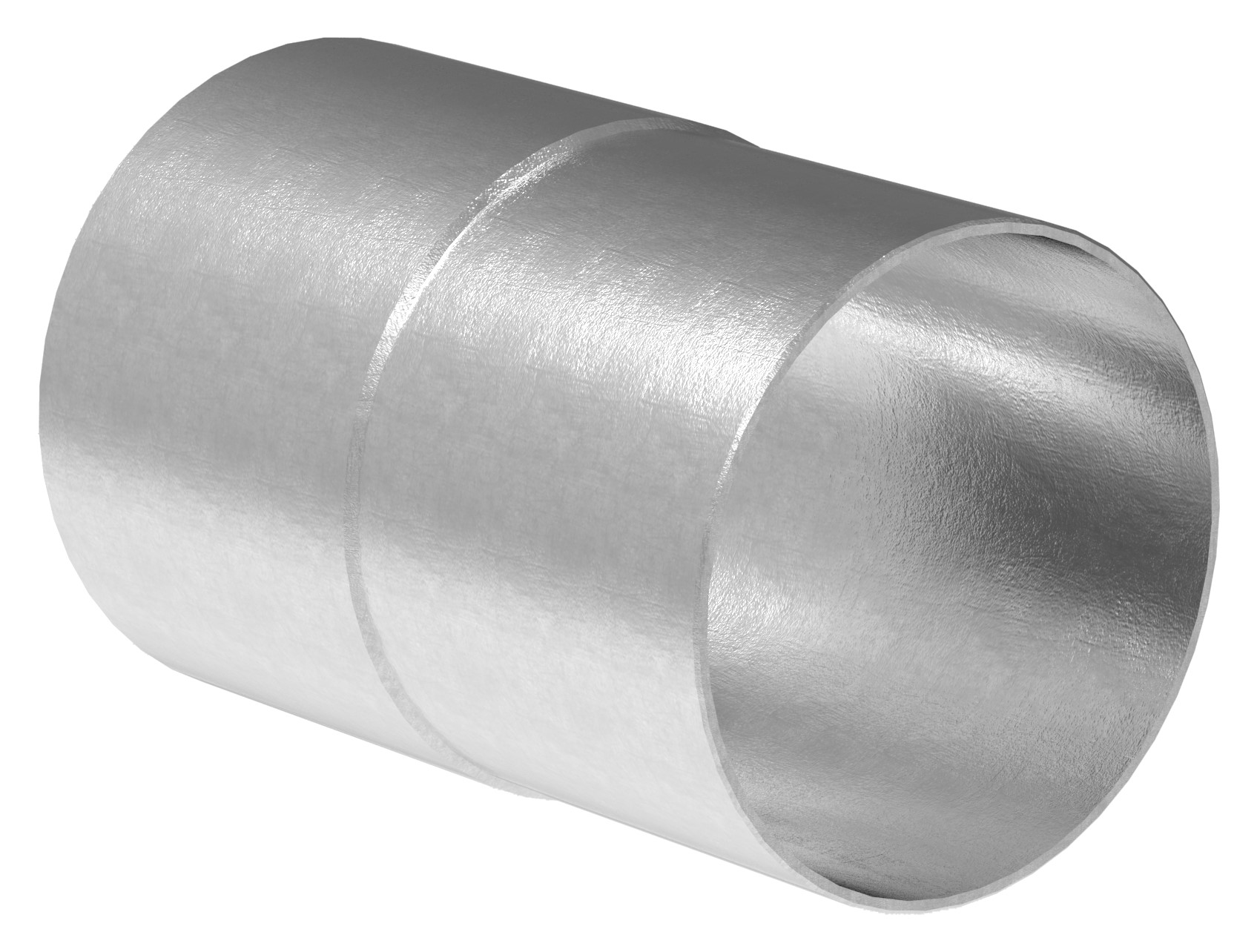 Verbindungsstück von 48,3x2,5mm auf 48,3x2,0mm, V2A
